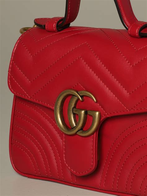 gucci red zipper cross body|red Gucci crossbody bag.